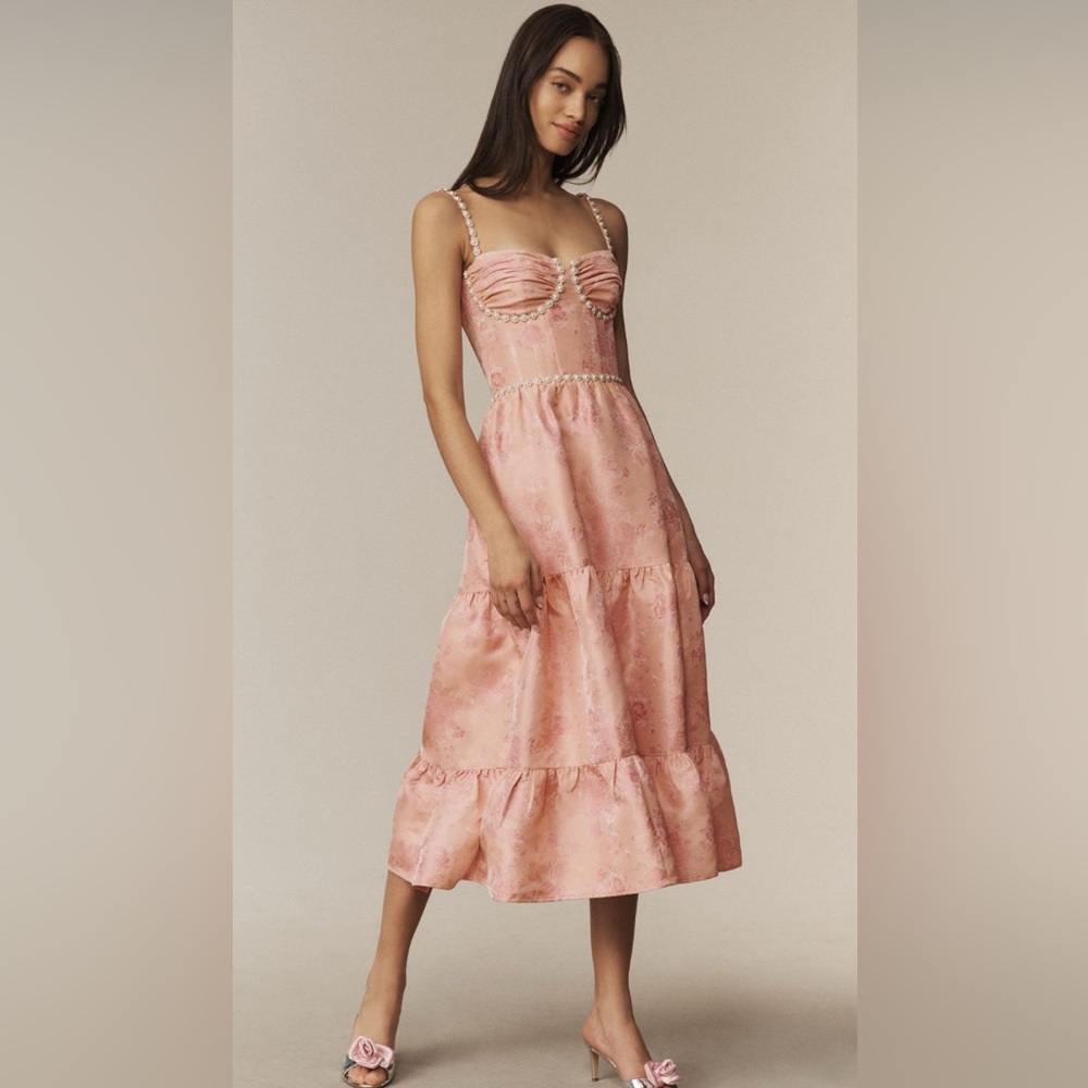 V. Chapman Lorenza Midi Dress NWT